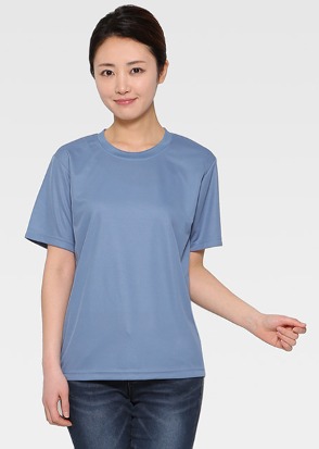 클론 라운드 블루 반팔 티셔츠(남여공용)